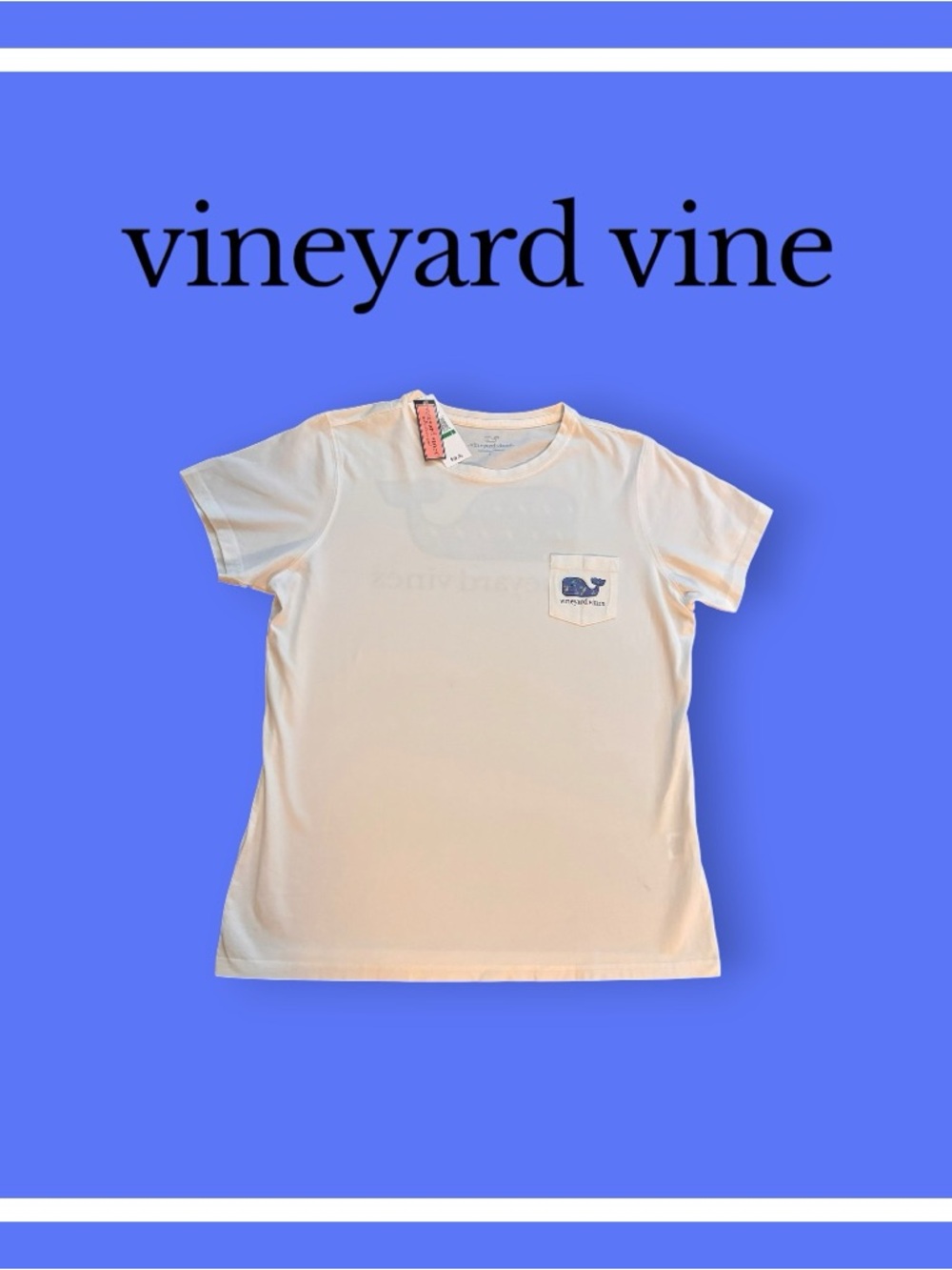 NWT Vineyard Vines Large Whale Graphic Tee 🏖️ Vacation 🐳Tropical 🌴 Palm Tree 🦜